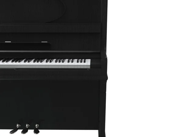 Piccolo bel lato pianoforte tagliato colpo — Foto Stock