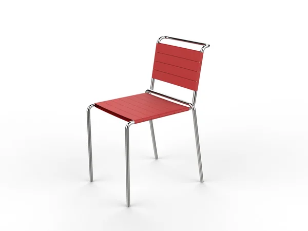 小さな赤い椅子 - スタジオ照明 — ストック写真