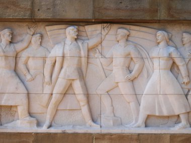 Heroes, İkinci Dünya Savaşı Anıtı - duvar detay portre vurdu