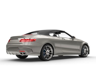 Yarı gümüş metalik iş araba - dikiz