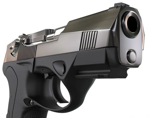 Nowoczesne strony compact pistolet — Zdjęcie stockowe