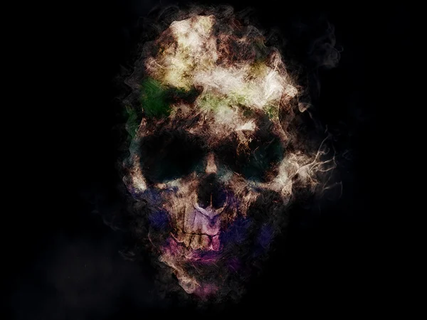 Creepy skull illustration — Stock Photo, Image