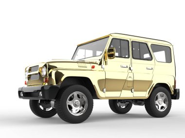 Altın güçlü off road arabası 