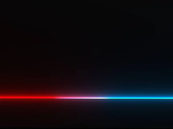 Bright Indirect Red Blue Light Dark Wall — Stock Photo, Image