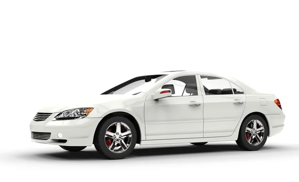 Big White Car — Stock Photo, Image