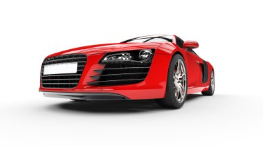Kırmızı Supercar farlar