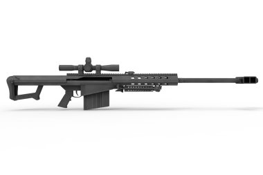 High Power Sniper Rifle clipart
