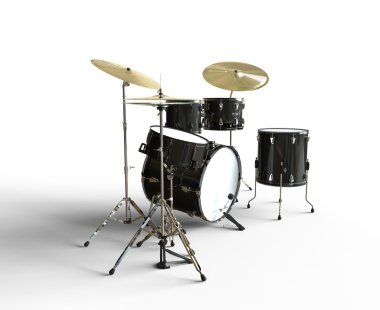 Yan görünümü set - davul