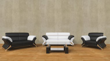 Modern oturma odası