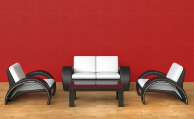 Kahve Oda kırmızı