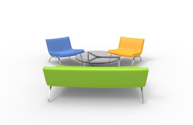 Sıcak oturma odası mobilya takımı