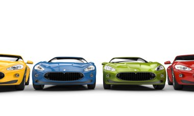 Serin hızlı arabalar - Front Row