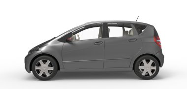 Koyu Gümüş Modern kompakt araç