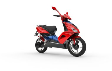 Kırmızı scooter