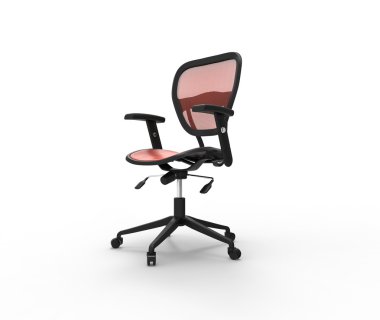 Kırmızı ofis koltuğu