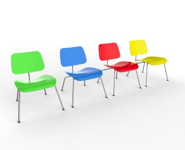 Satır renkli Ofis koltukları