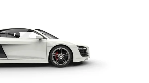 White Supercar — Stock Photo, Image