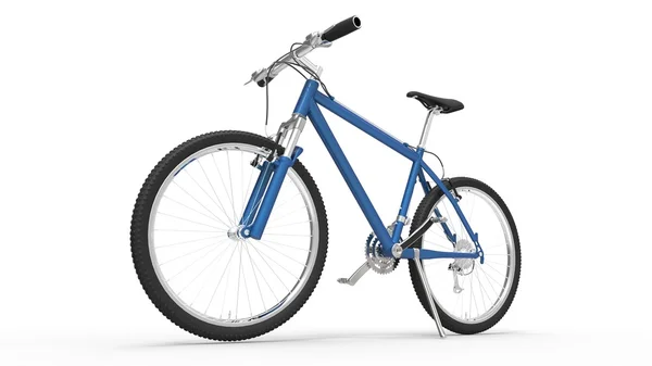 Велосипед синій — стокове фото