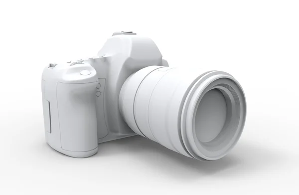 Câmera branca — Fotografia de Stock