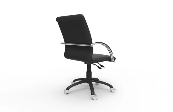 Leather Office Chair - Back View — Stock Photo, Image