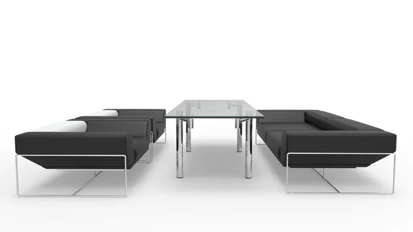 Moderno conjunto de muebles minimalistas 1 — Foto de Stock