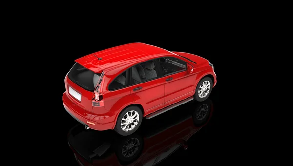 Showroom Vermelho 4X4 SUV — Fotografia de Stock