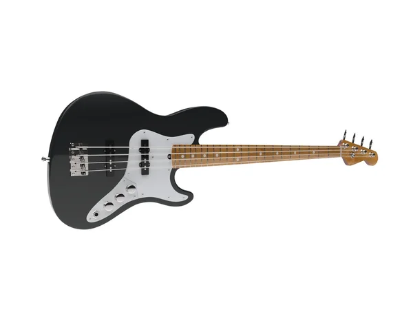 Black Jazz Bass — Stock Photo, Image