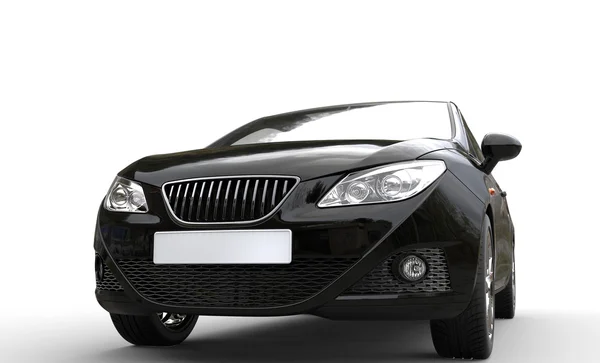 Modern Black Metallic Car — Stock Photo, Image