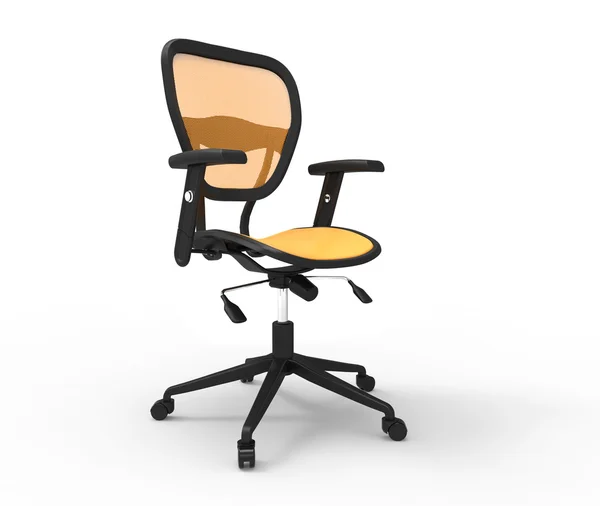 Orange Office Chair - Studio Shot — Stock Photo, Image