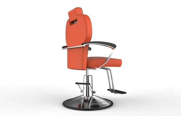 Silla de barbero naranja — Foto de Stock