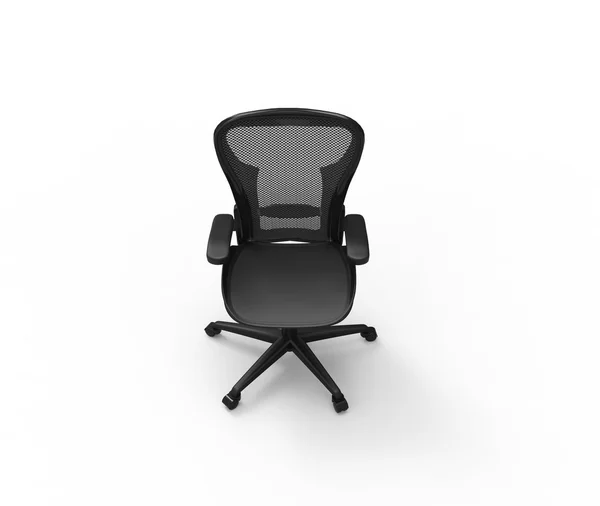 Silla de oficina moderna negra - Vista superior — Foto de Stock