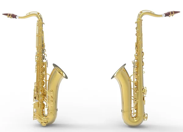 Dos saxofones — Foto de Stock