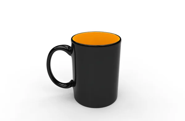 Black Coffee Mug — Stock Photo, Image