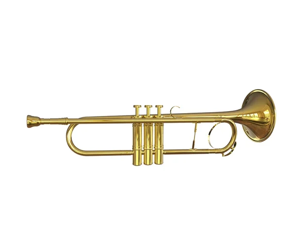 Trumpet - Side View Shot — Stock Photo, Image