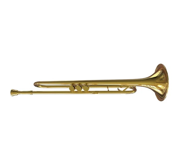Trompet - Üstten Görünüm — Stok fotoğraf