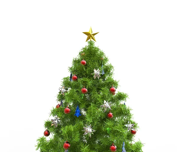 Christmas Pine Tree Close — Stock Photo, Image