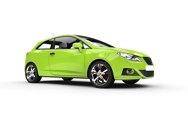 Coche moderno verde — Foto de Stock