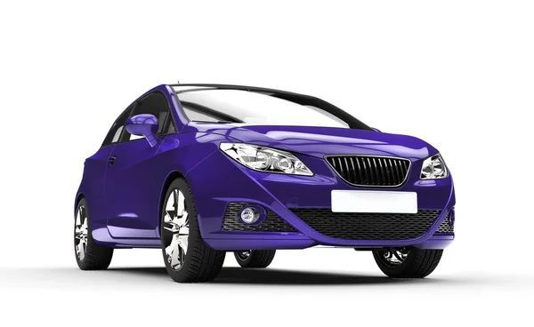 Roxo carro moderno — Fotografia de Stock