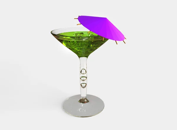 绿色鸡尾酒 — 图库照片