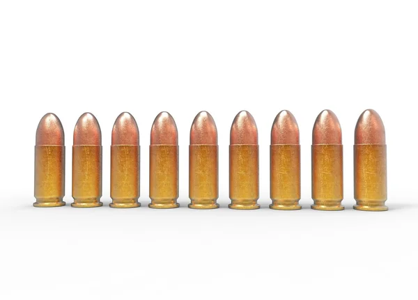 Pistol Bullets — Stock Photo, Image