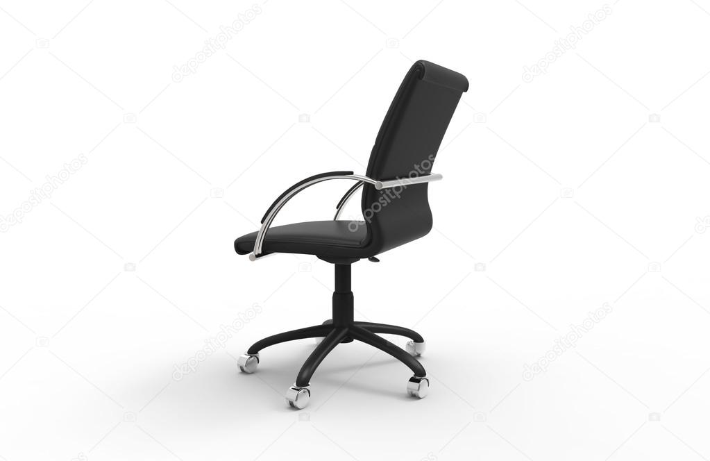 Leather Office Chair Back Side View Stock Photo Image By C Trimitrius 83371012
