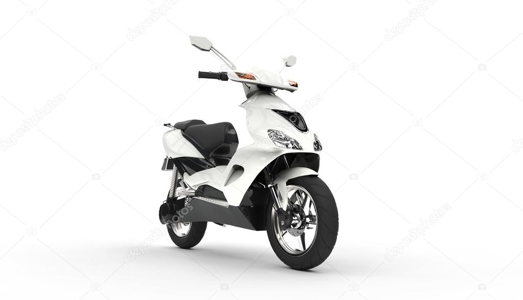 White Scooter