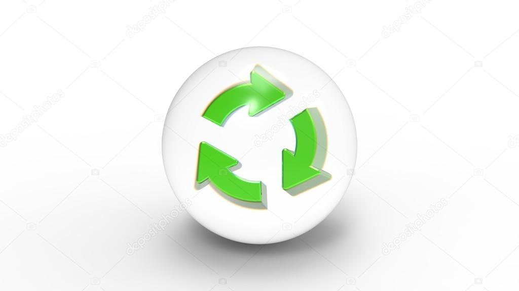 Recycle Glass Button