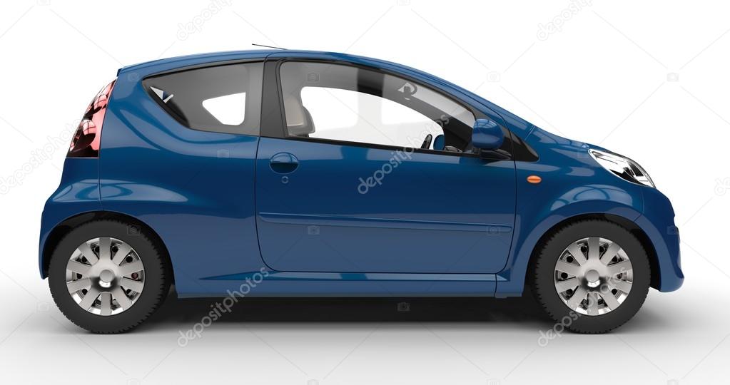 Small Blue Car