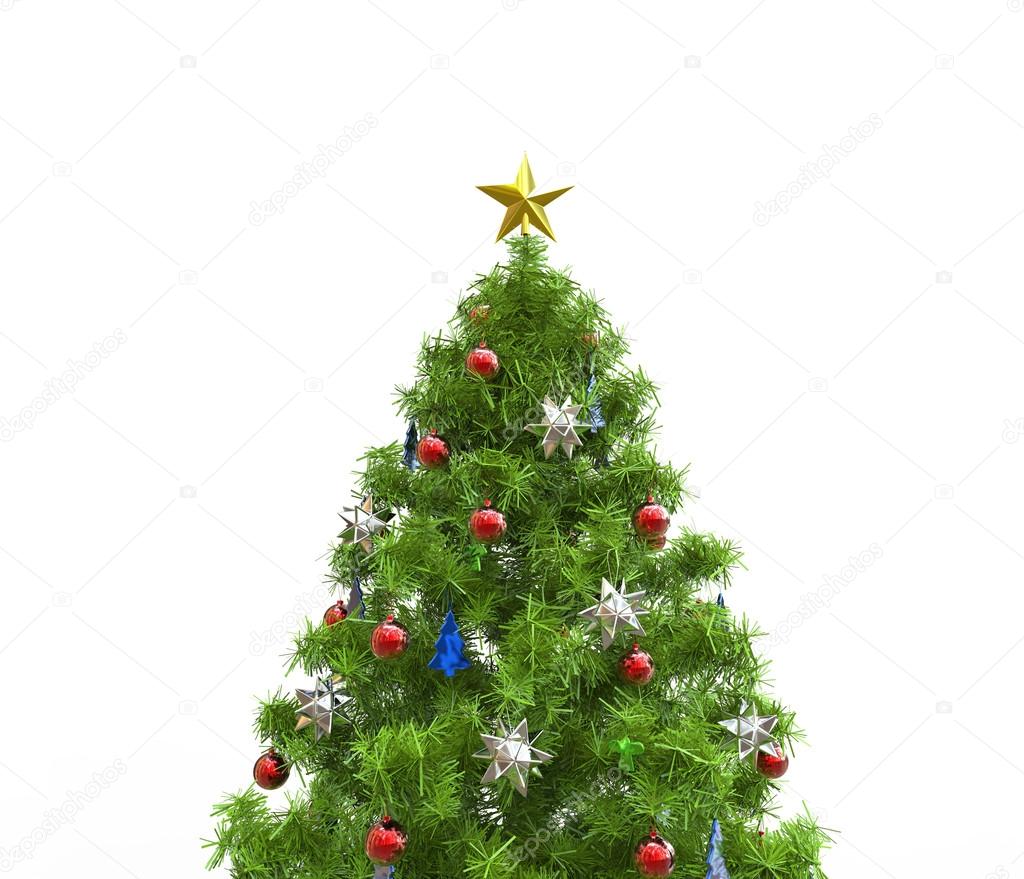 Christmas Pine Tree Close