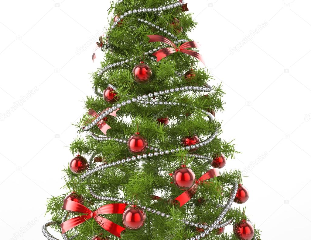 Christmas Tree Classic Decorations — Stock Photo © Trimitrius #83377834