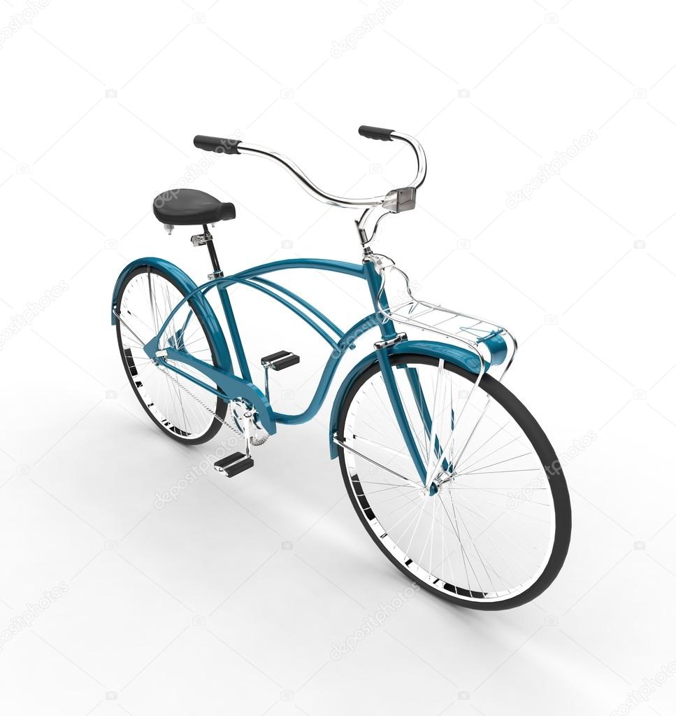 Blue Old Bicycle