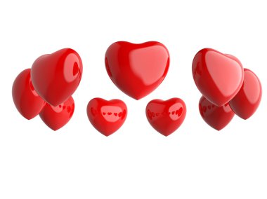 Kırmızı kalp yüzük