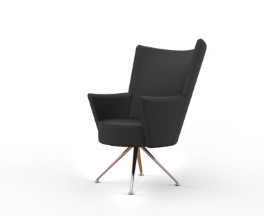 Serin modern siyah tekli