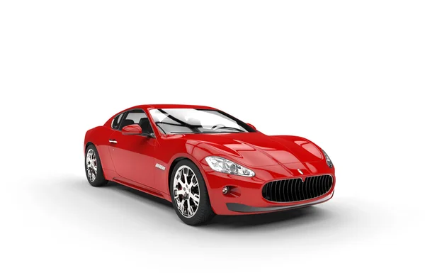 Carro de design rápido vermelho — Fotografia de Stock